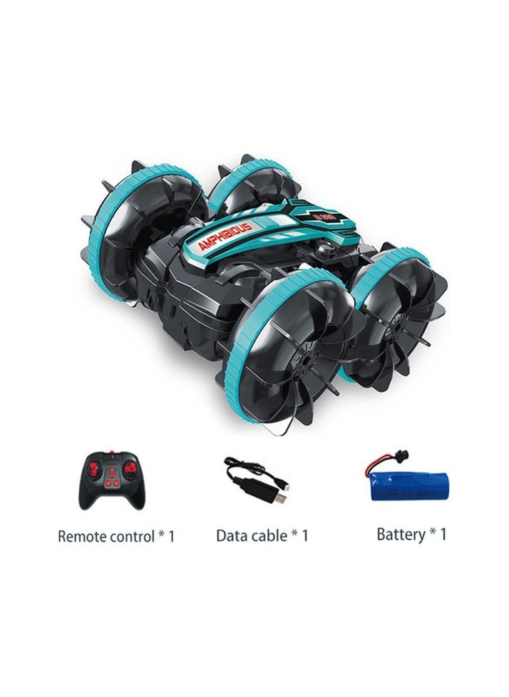 2.4G amphibious stunt remote control vehicle double -sided rolling driving new technology rc vehicle Sizes:Standard Color / Character:Toy plush