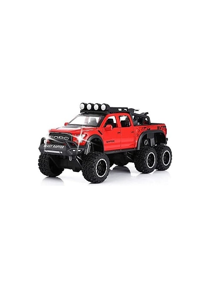 Toy vans for boys F150 raptor Diecast for children aged 3 and over Colour:Black - black Color / Character:Toy plush