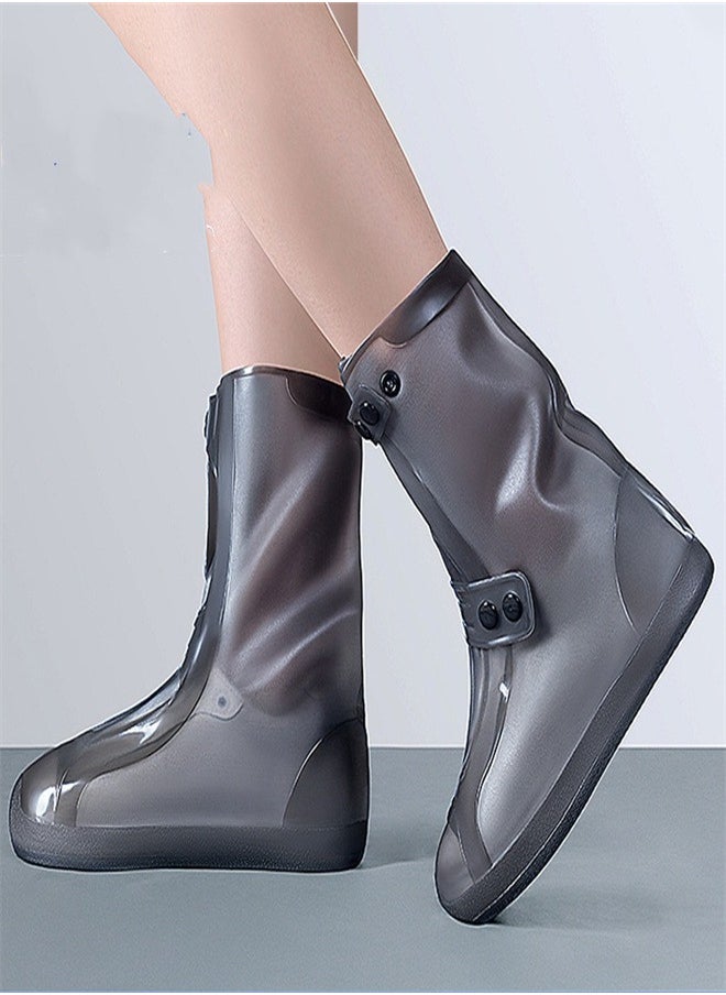 Children's High Rain Boots Brown