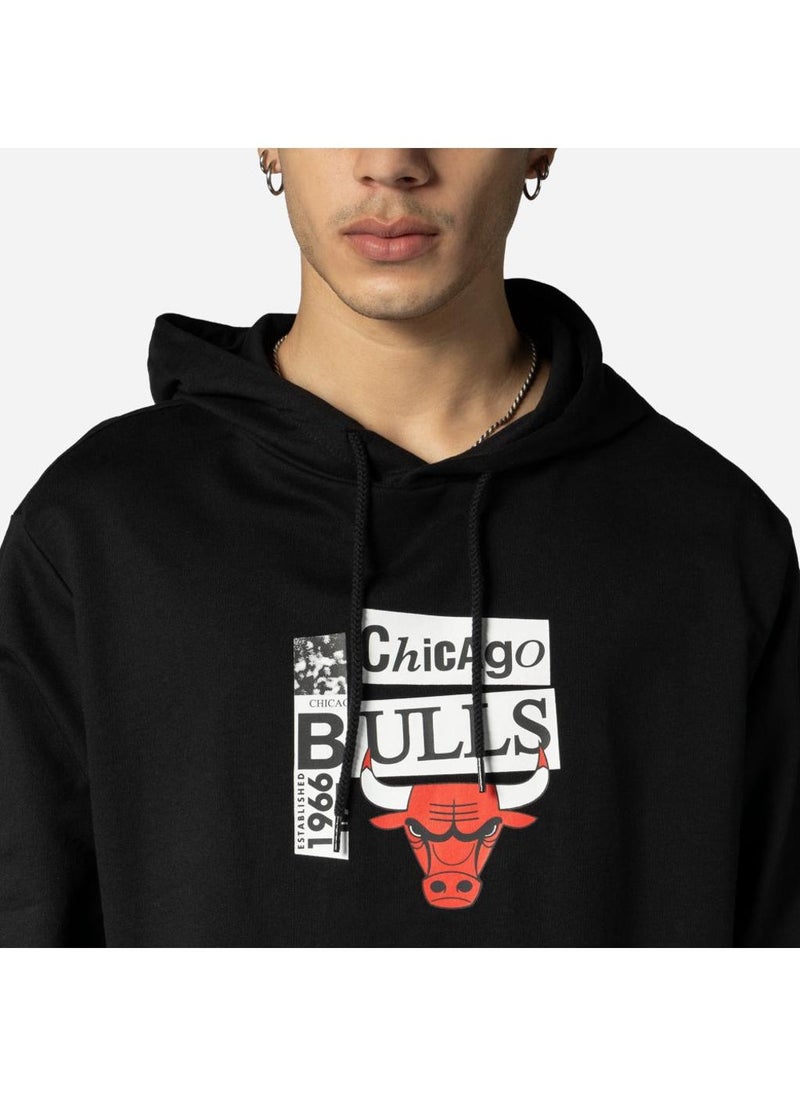 Chicago Bulls Newspaper Graphic Hoodie