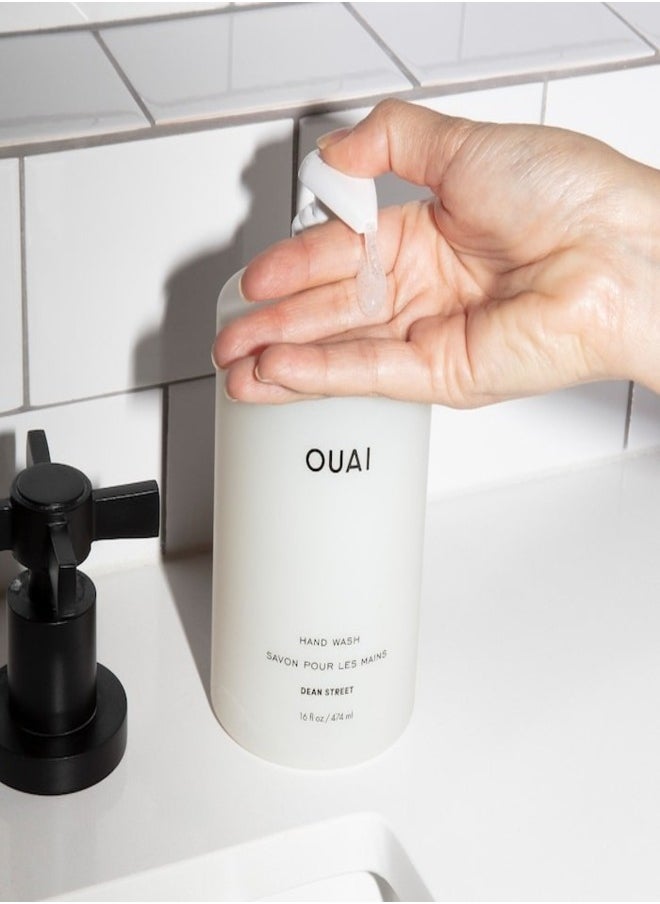 OUAI Hand Wash Dean Street 474ml - Luxurious Hydrating Hand Cleanser