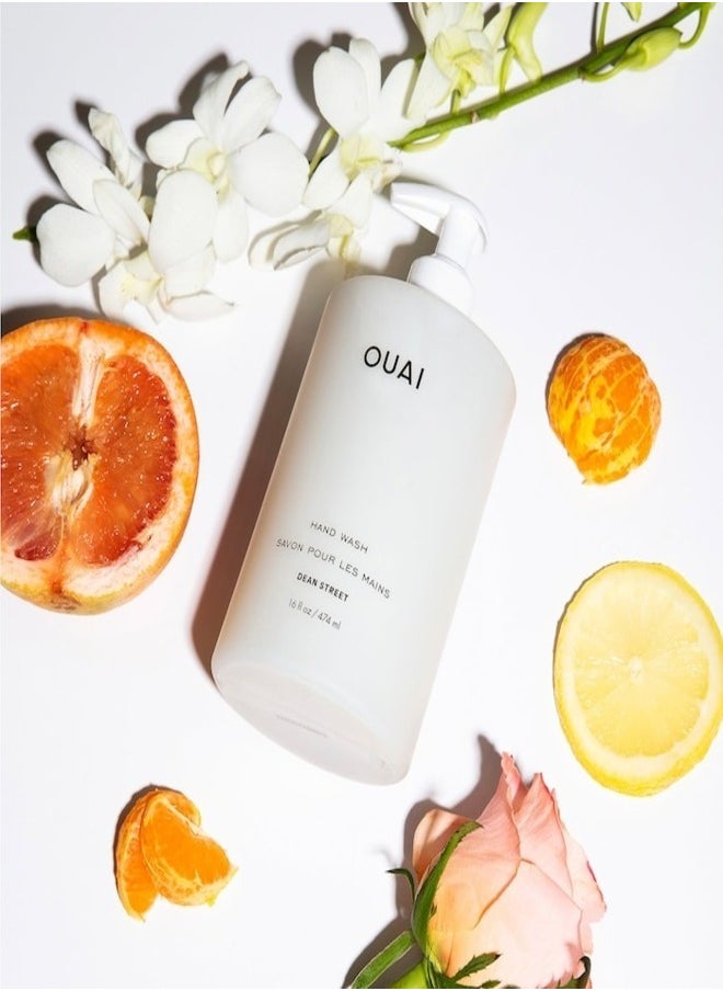 OUAI Hand Wash Dean Street 474ml - Luxurious Hydrating Hand Cleanser