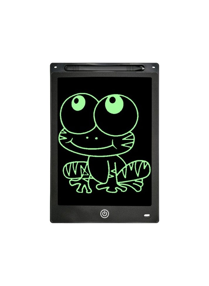 LCD Writing Tablet Doodle Board, 12 Inch Drawing Book for Children, Tablet, Men's KI Colour:Black - black