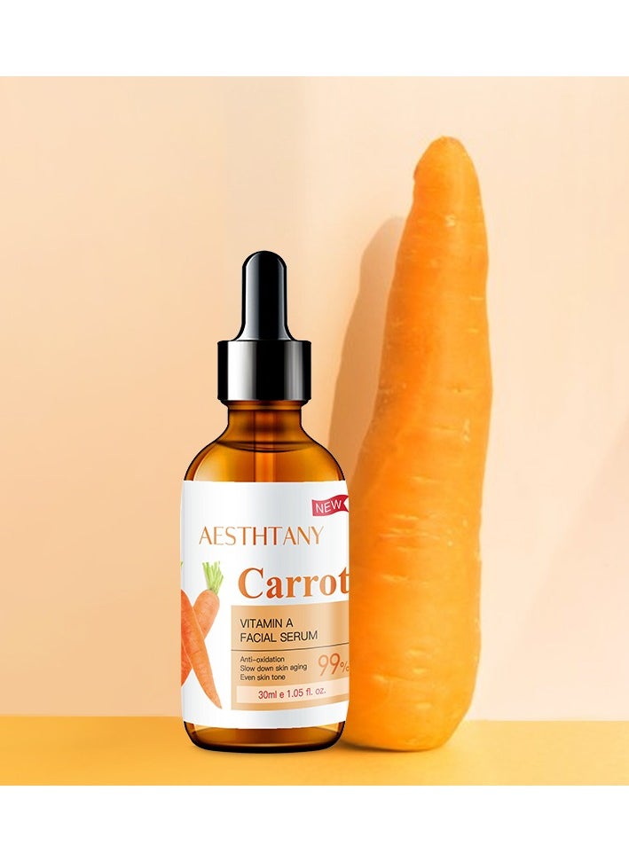 Set of 2 Organic Carrot Anti-wrinkle Anti-aging Whitening Vitamin A Skin Care Facial Serums