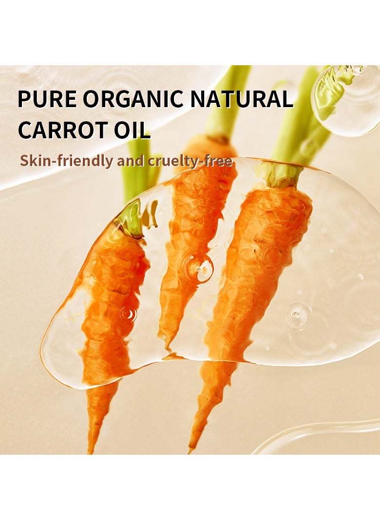 Set of 2 Organic Carrot Anti-wrinkle Anti-aging Whitening Vitamin A Skin Care Facial Serums