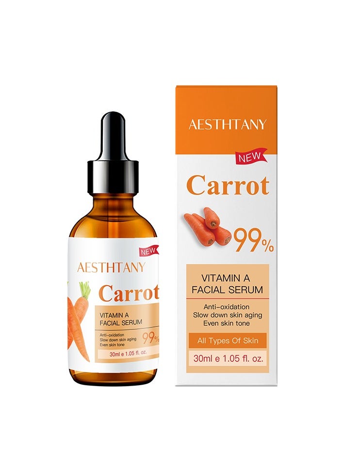 Set of 2 Organic Carrot Anti-wrinkle Anti-aging Whitening Vitamin A Skin Care Facial Serums