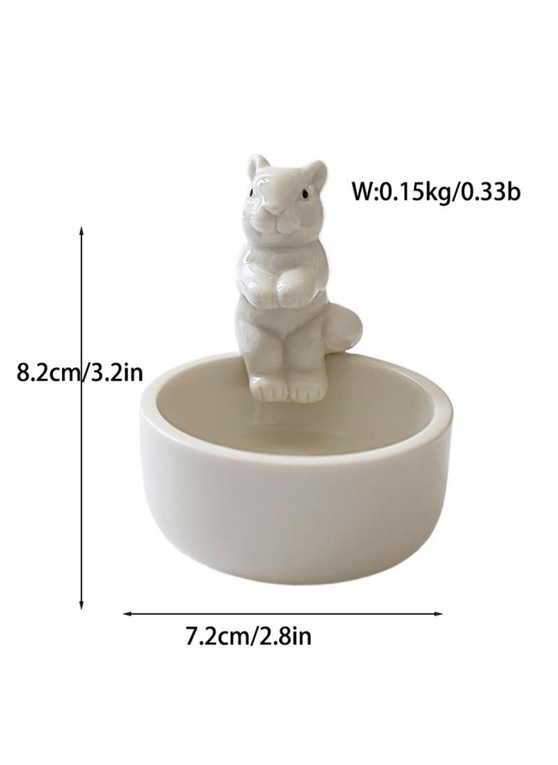 Squirrel Candle Holder, Creative Candle Cup Ornaments, Suitable For All Kinds Of Candles, Suitable For Family Dining Table Home Decoration