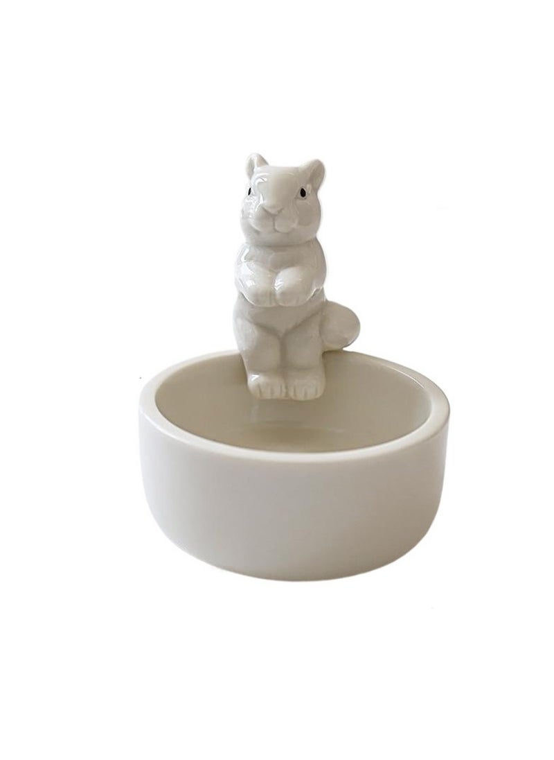 Squirrel Candle Holder, Creative Candle Cup Ornaments, Suitable For All Kinds Of Candles, Suitable For Family Dining Table Home Decoration