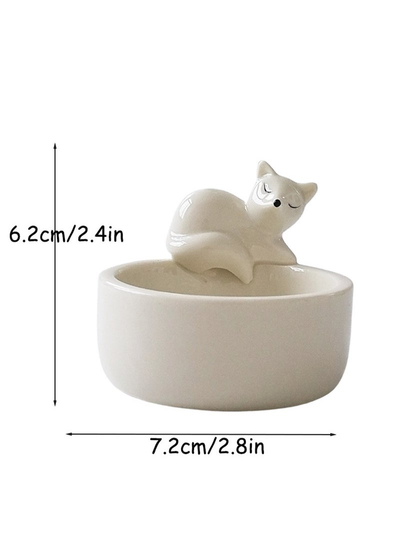 Little Fox Candle Holder, Creative Candle Cup Ornaments, Suitable For All Kinds Of Candles, Suitable For Family Dining Table Home Decoration