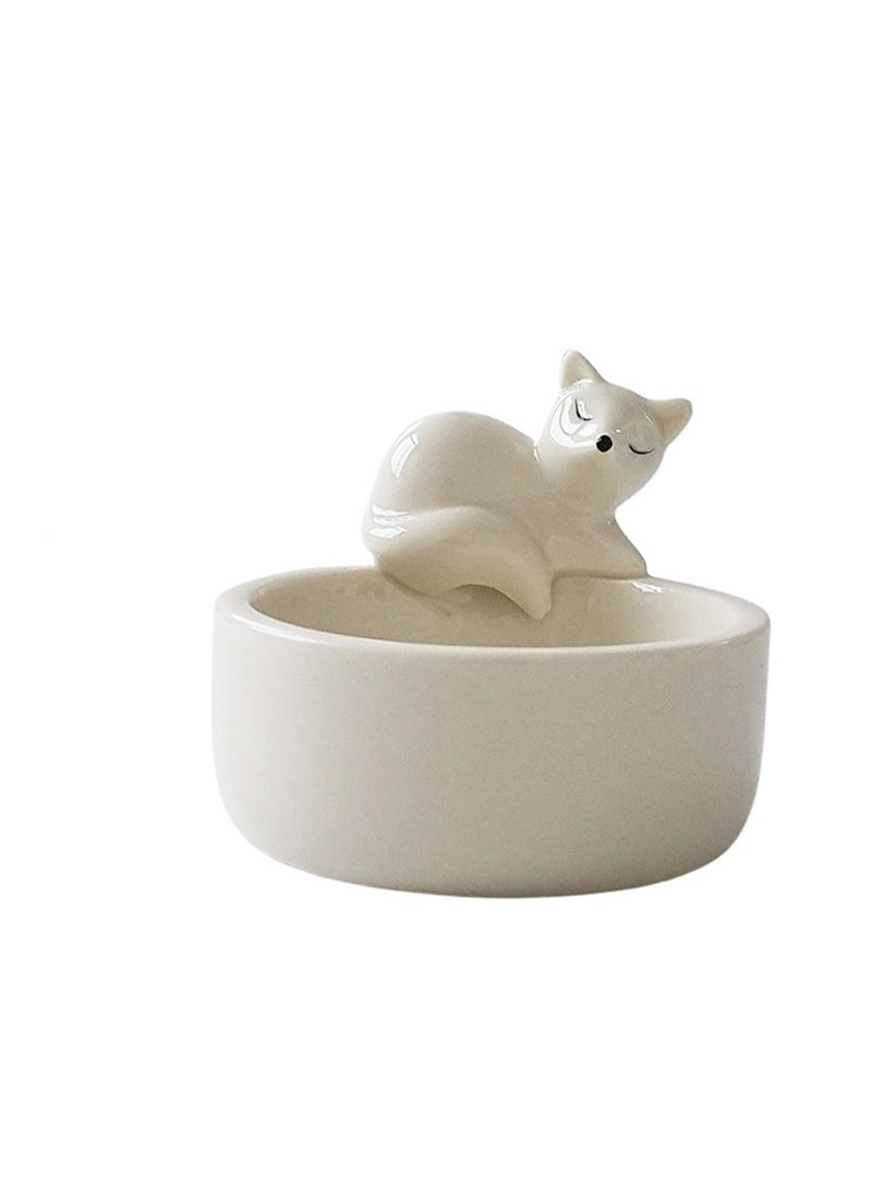 Little Fox Candle Holder, Creative Candle Cup Ornaments, Suitable For All Kinds Of Candles, Suitable For Family Dining Table Home Decoration