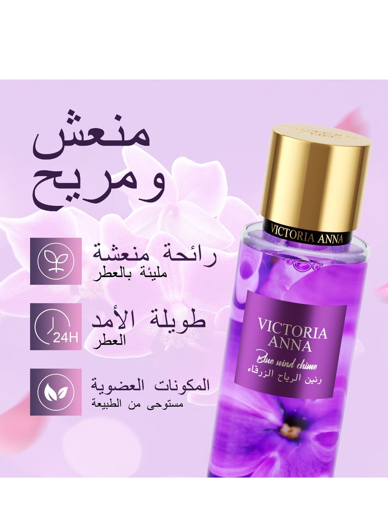 250ml Body Spray Flower Fragrance Mist Women Gift Victoria Anna