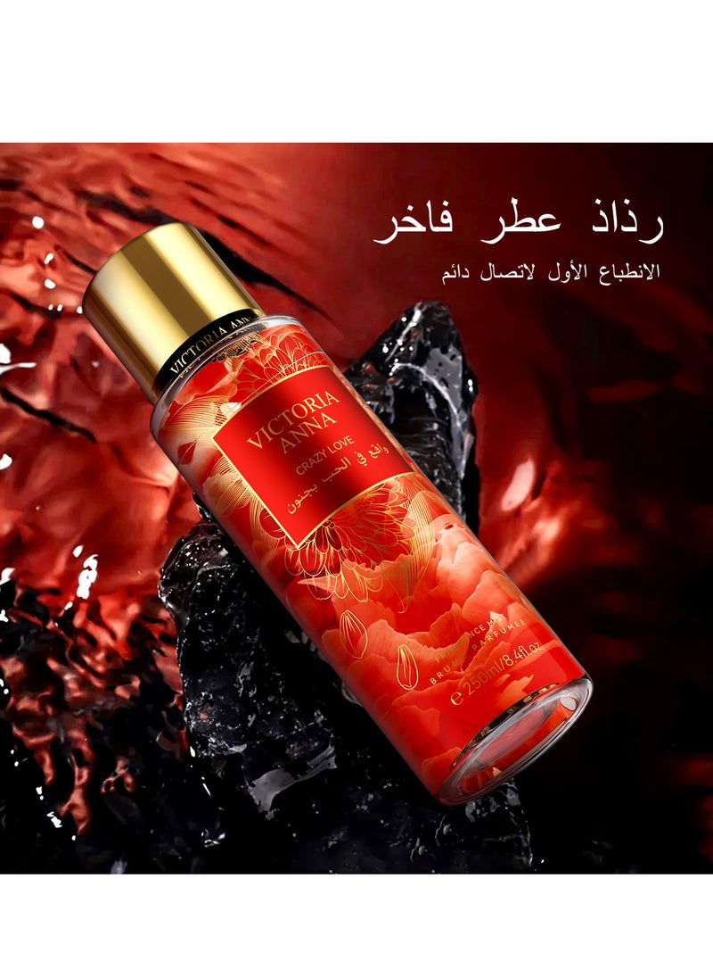 250ml Body Spray Flower Fragrance Mist Women Gift Victoria Anna