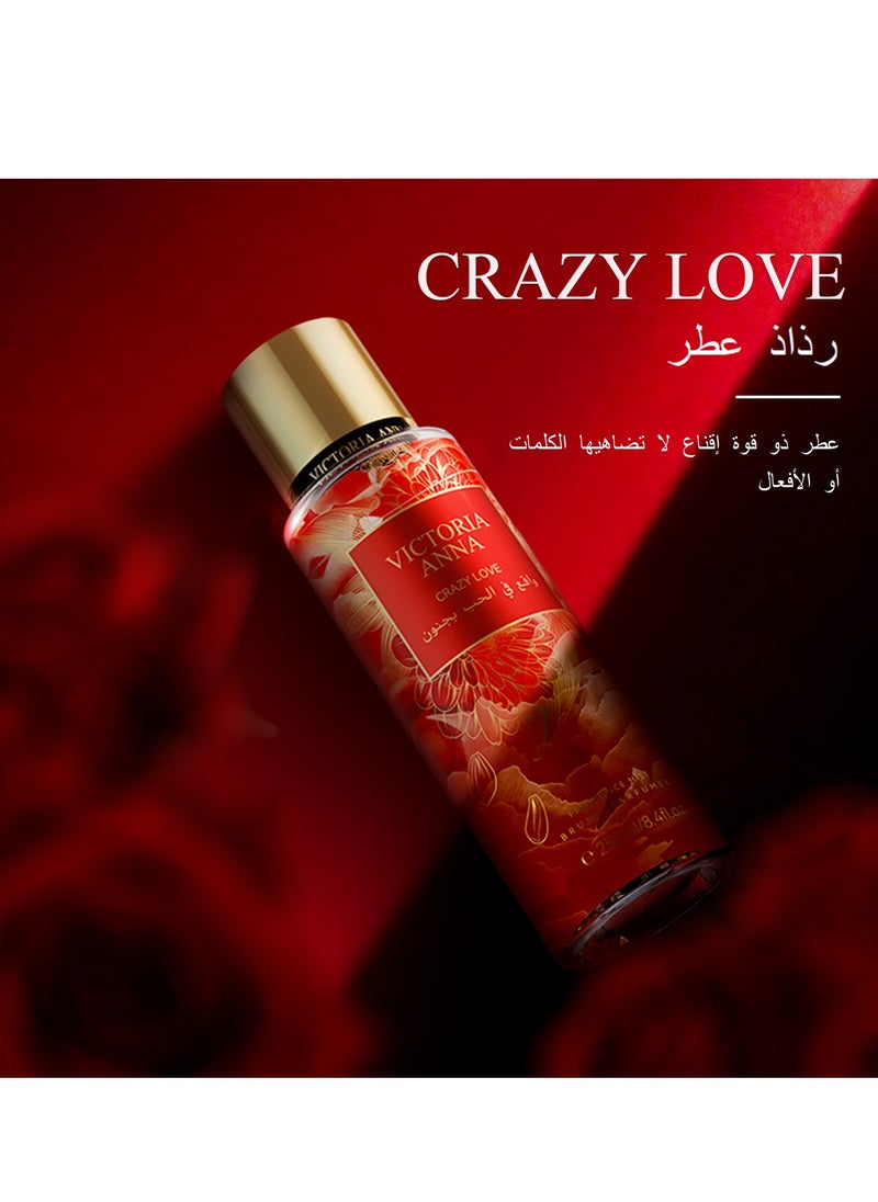 250ml Body Spray Flower Fragrance Mist Women Gift Victoria Anna