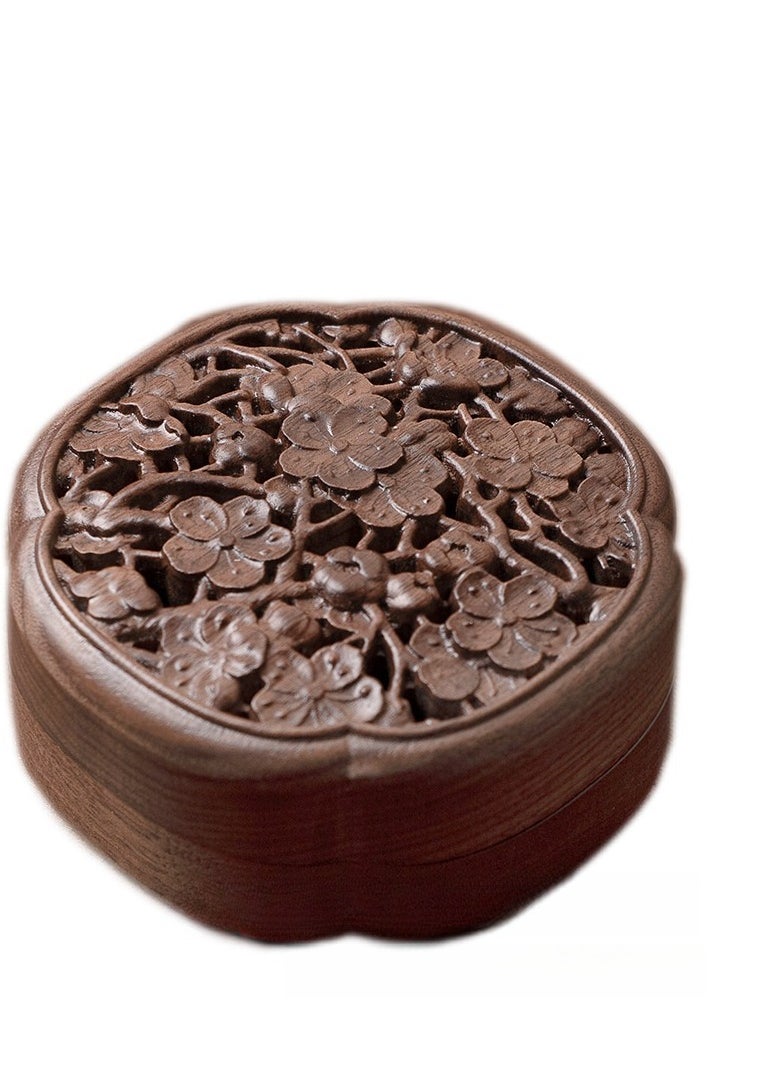 Exquisite Plum Blossom Fragrance Box Ornament Jewelry Box Incense Burner Ancient Style Xixiang Seal Indoor Aromatherapy Burner