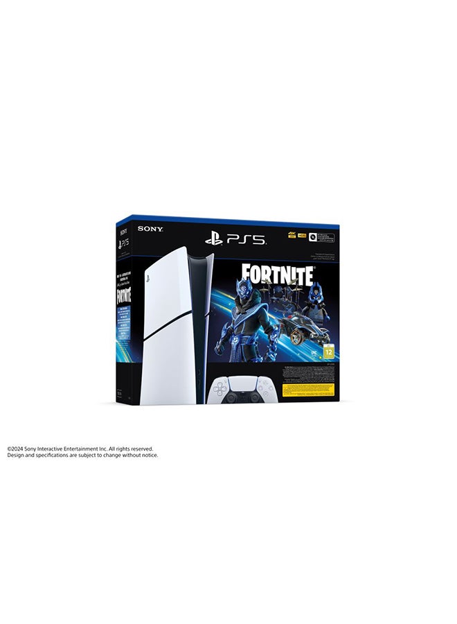 PlayStation5 Slim Digital Edition (UAE Version) – Fortnite Cobalt Star Bundle