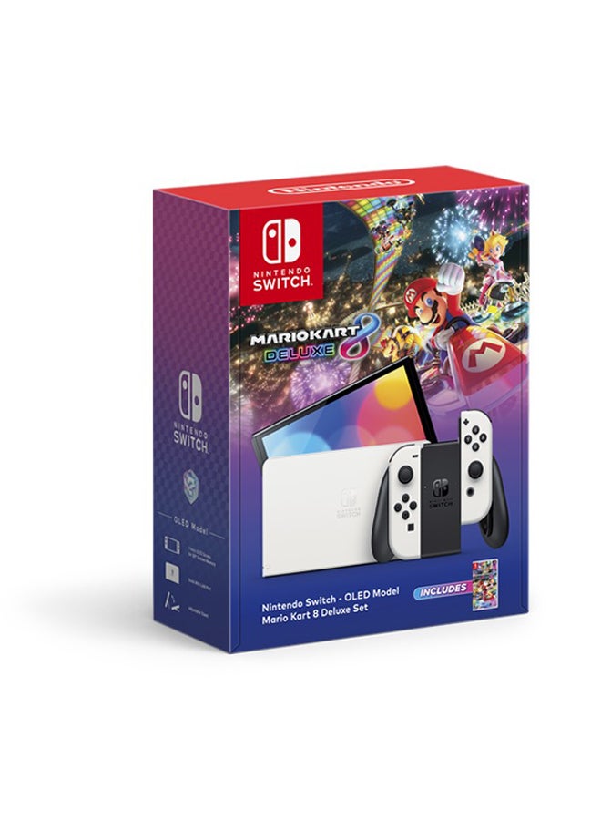 Nintendo Switch – OLED Model: Mario Kart 8 Deluxe Bundle