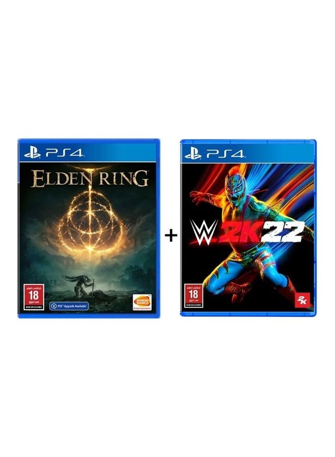 Elden Ring And WWE2k22 - PlayStation 4 (PS4)