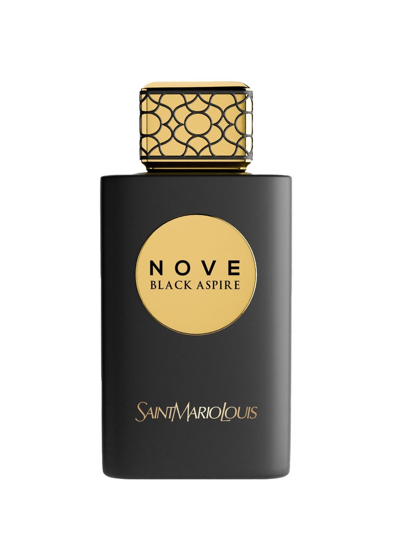 Nove Black Aspire Perfumes for Men and Women – Unisex Western French Perfume, 100ml