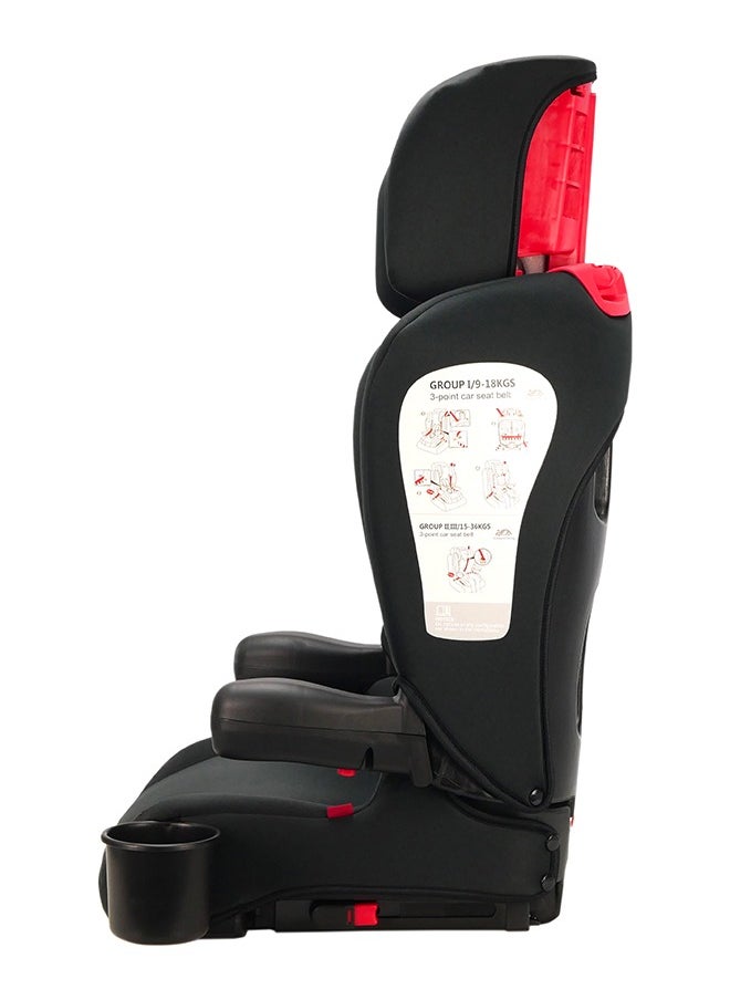 Easy Fix Foldable Car Seat Isofix Group 2/3 - Black