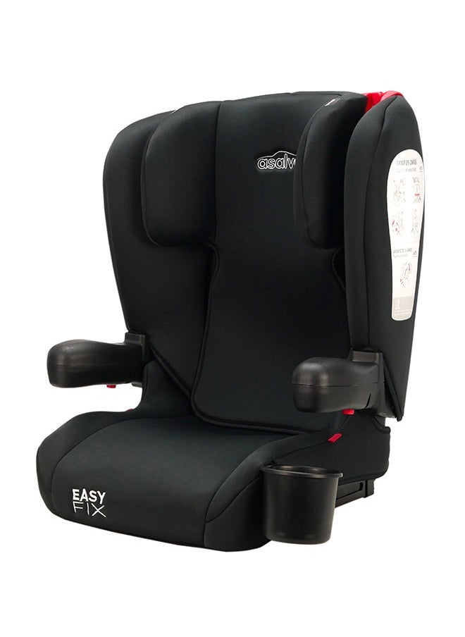 Easy Fix Foldable Car Seat Isofix Group 2/3 - Black