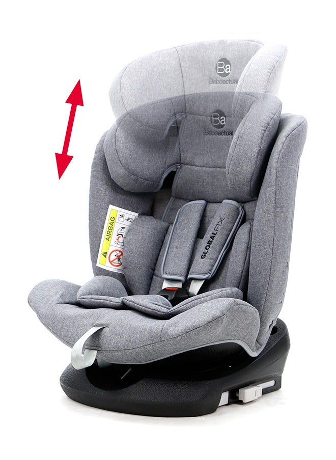 Global Fix All In 1 Car Seat 360 Isofix G, 0+/1/2/3 - Grey