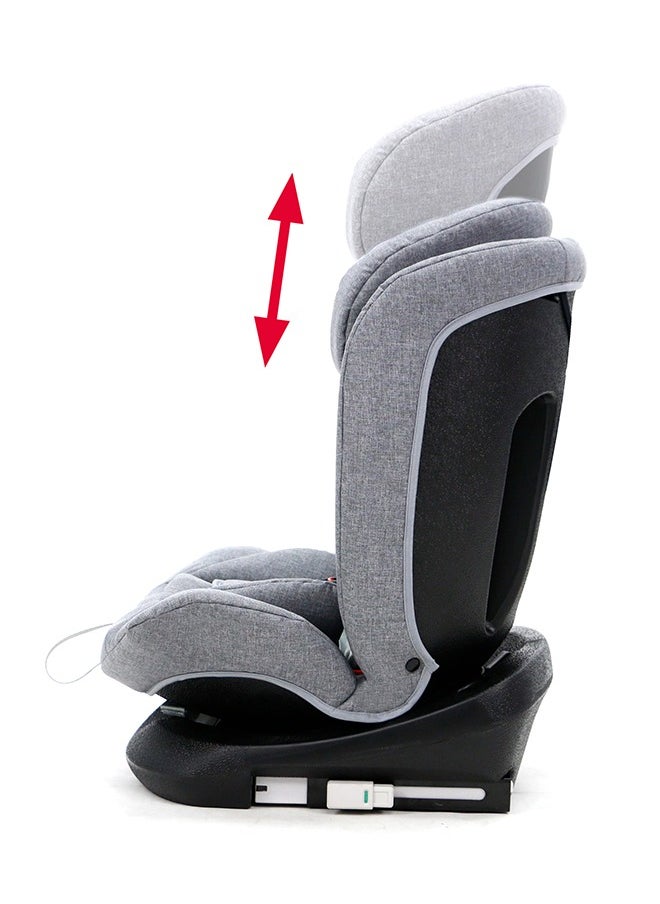 Global Fix All In 1 Car Seat 360 Isofix G, 0+/1/2/3 - Grey