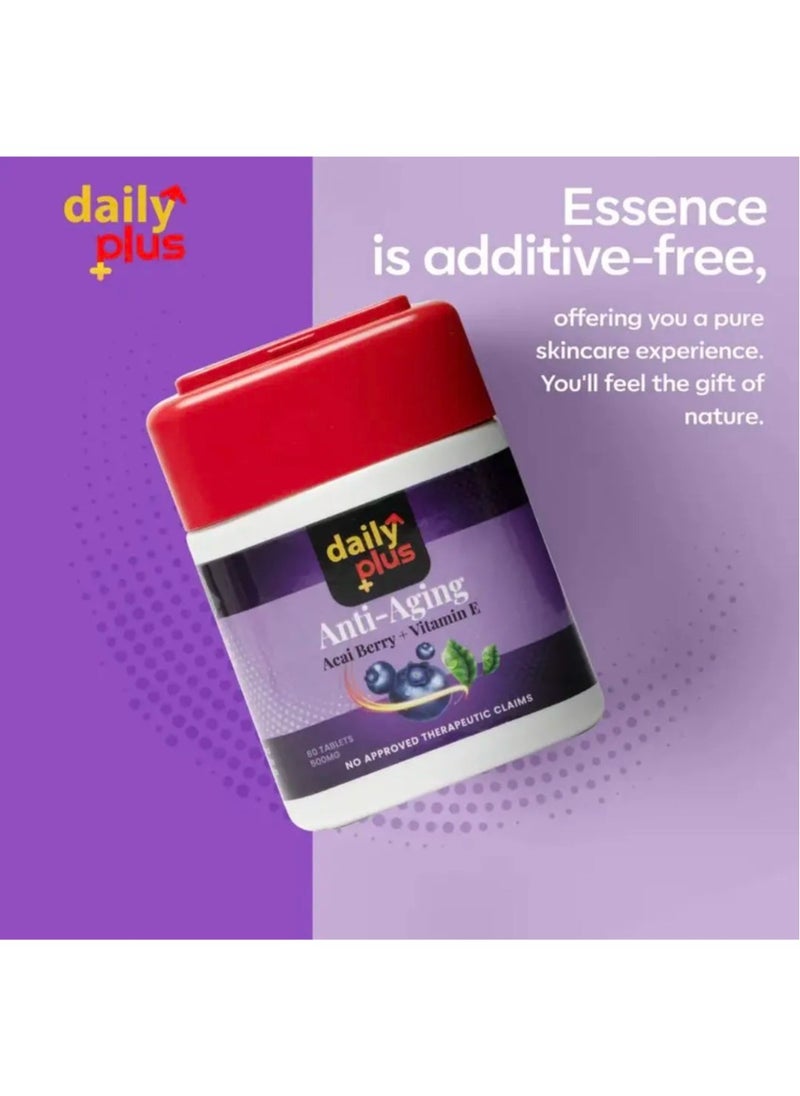 Daily Plus Anti Aging Acai Berry Supplement Your Forever Young Secret