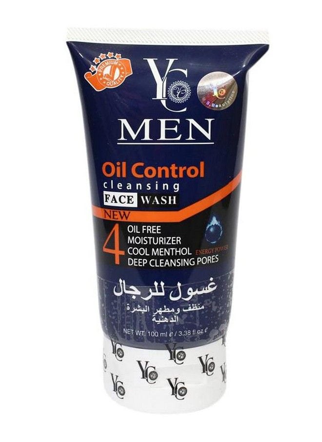 Yc Men Oil Control Face Wash For Oily Skin Clears Clogged Pores Exfoliates Gently Yc667 100 Ml (Pack Of 1)