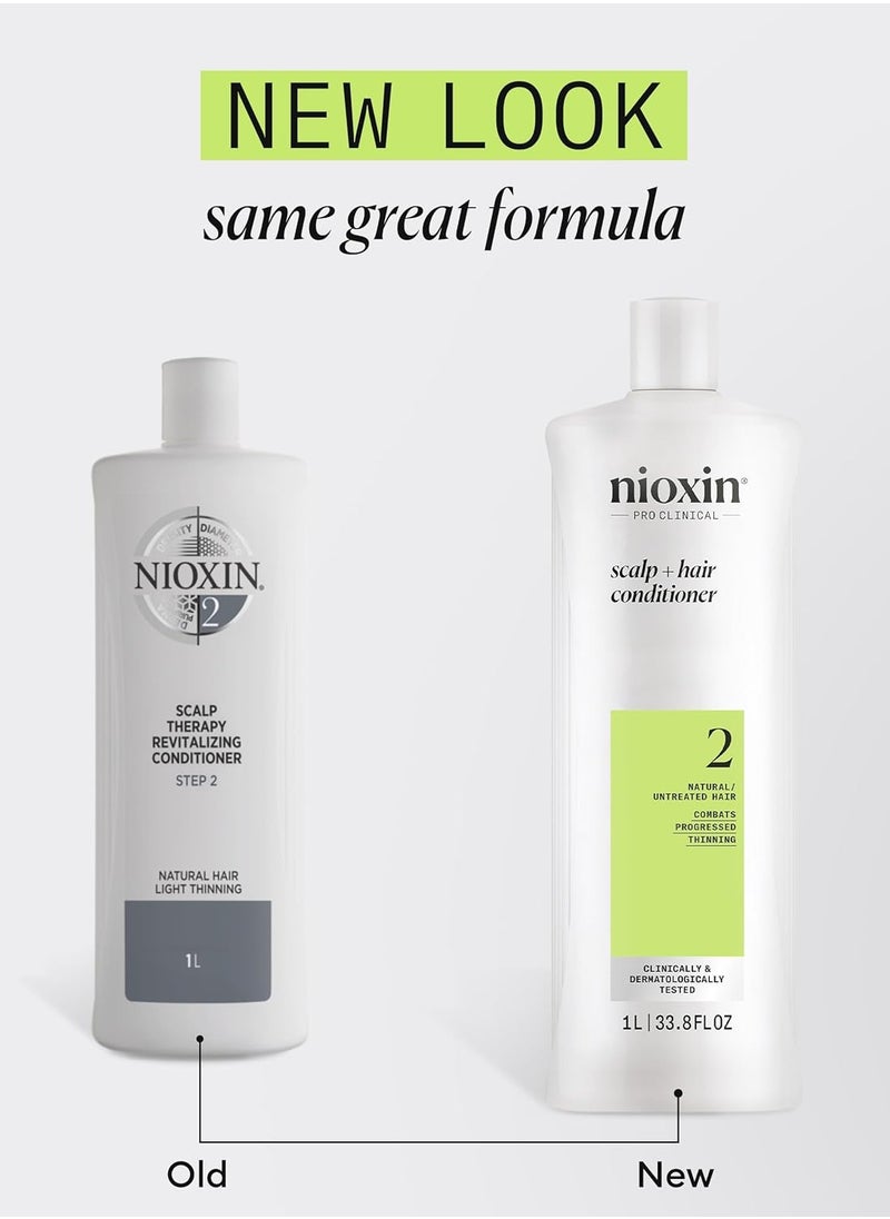 Nioxin System 2 Scalp Cleansing Conditioner with Peppermint Oil