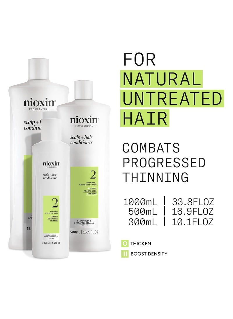 Nioxin System 2 Scalp Cleansing Conditioner with Peppermint Oil