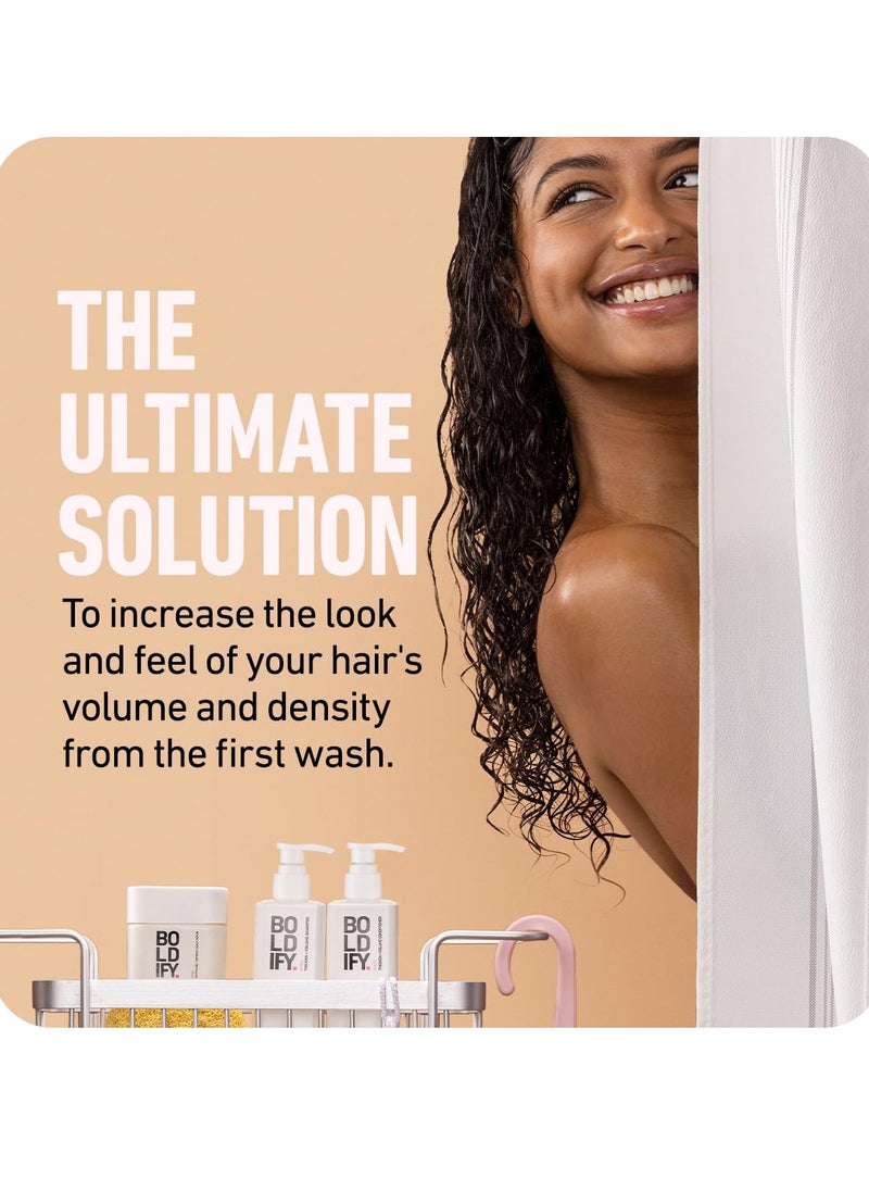 Boldify Thicken Volume Conditioner - Ultimate Biotin Formula for Hair Thickening, Split End Repair, Nourishment, and Fine or Oily Hair for Women & Men