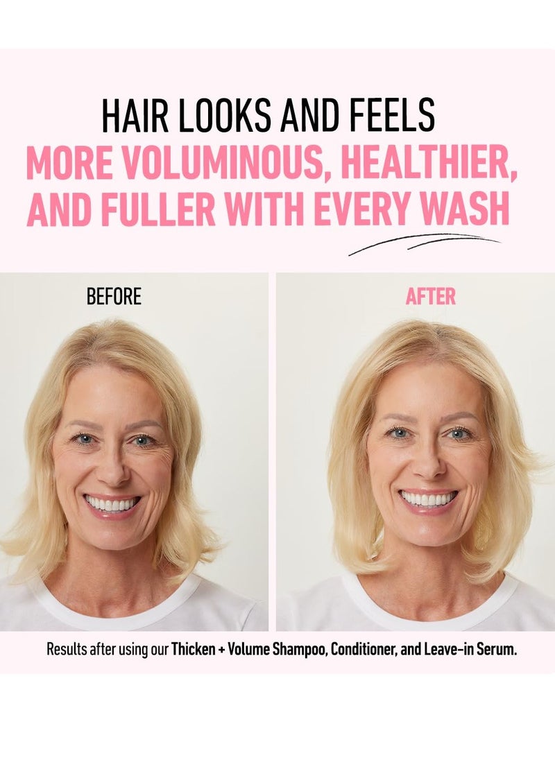 Boldify Thicken Volume Conditioner - Ultimate Biotin Formula for Hair Thickening, Split End Repair, Nourishment, and Fine or Oily Hair for Women & Men