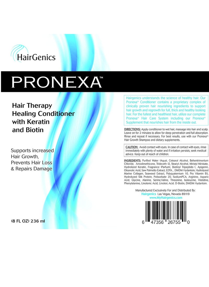 Hairgenics Pronexa Hair Loss Therapy Conditioner – Hair Growth & Regrowth Conditioner With Biotin, DHT Blockers and Keratin Repairs Damage and Helps Regrow Thinning Hair and Stop Hair Loss.