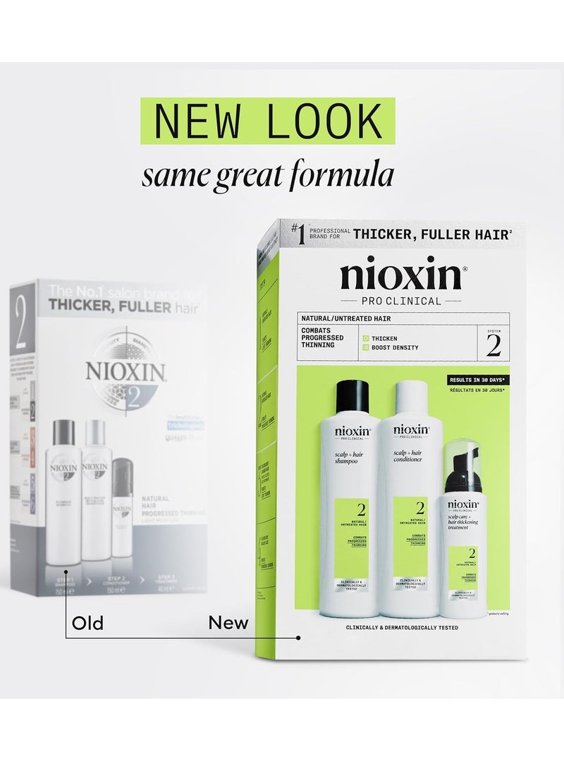 Nioxin System Kits, Cleanse, Condition, Hydrate Sensitive or Dry Scalp, Reduces Hair Breakage