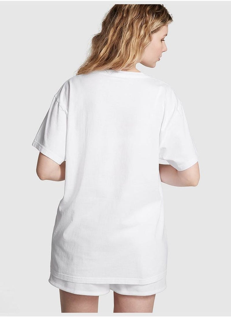 Oversized Short-Sleeve T-Shirt