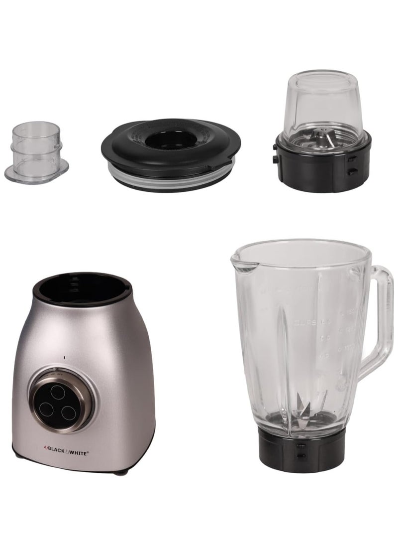 BLACK & WHITE Table blender with 17 speeds control and Ice breaking function | BWBL9108S