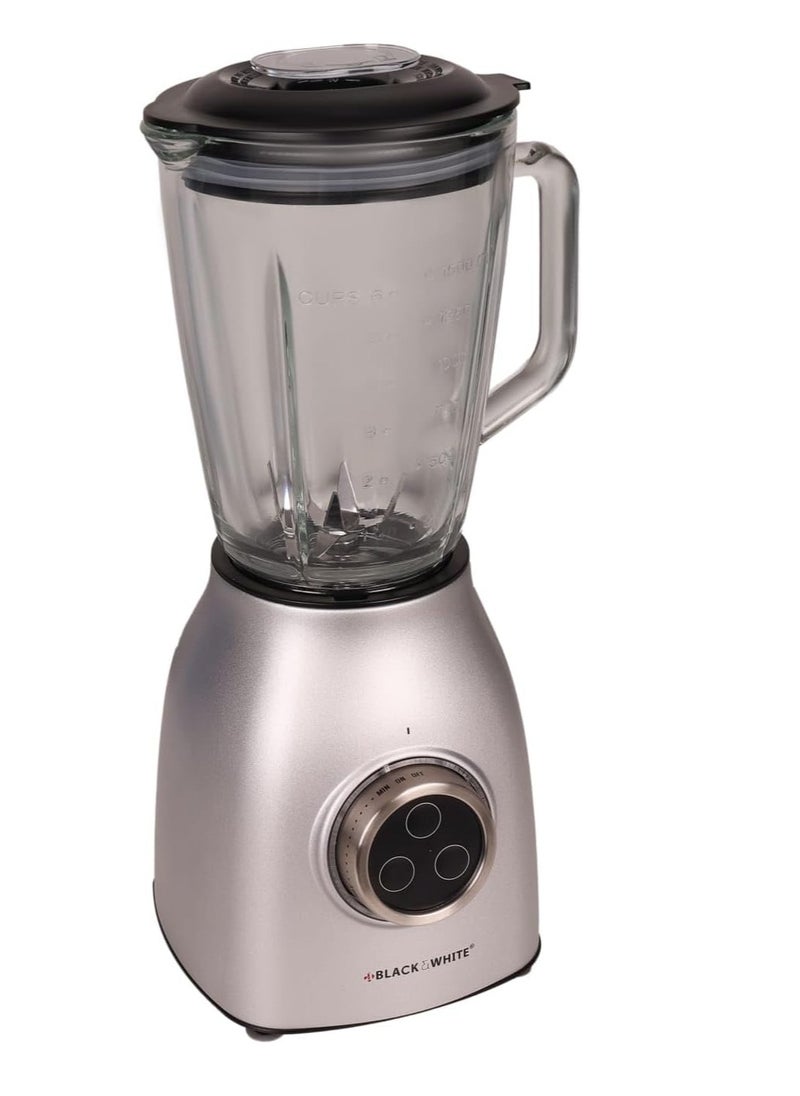 BLACK & WHITE Table blender with 17 speeds control and Ice breaking function | BWBL9108S