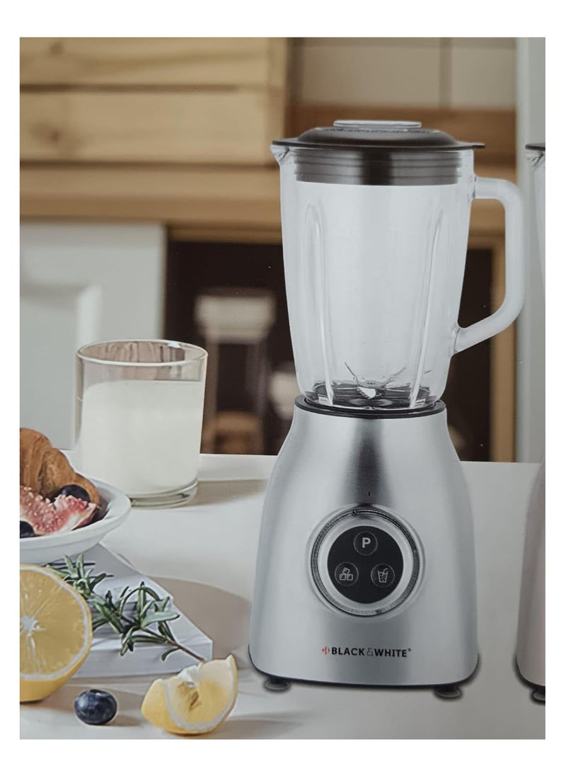 BLACK & WHITE Table blender with 17 speeds control and Ice breaking function | BWBL9108S