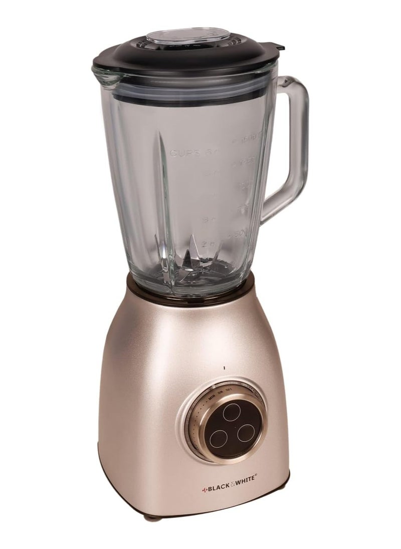 BLACK & WHITE Table blender with 17 speeds control and Ice breaking function | BWBL9108G