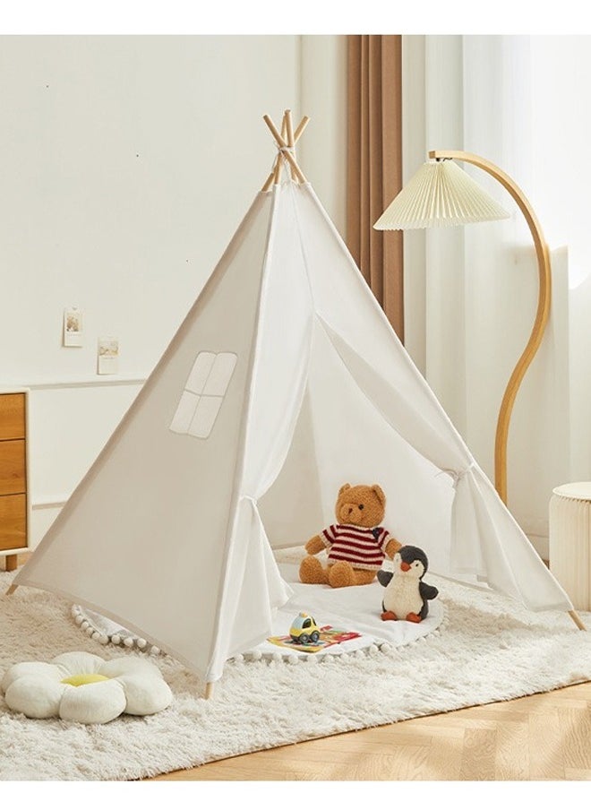 Kid's Spire Game Tent, Outdoor Camping, Indoor Games, Parent Child Interaction, Friends Gathering, Full Of Atmosphere, White