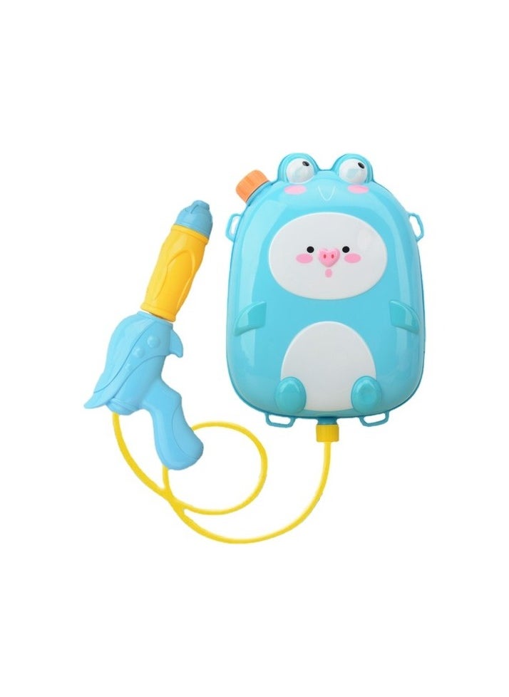 Open Beach Kids Cartoon Backpack Water Pistol Colour:Blue