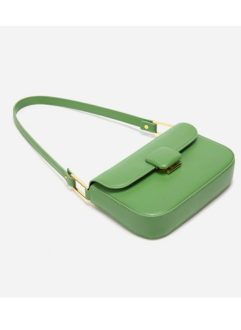 Ladies'Fashionable Candy Color Bag Handbag Single Shoulder Crossbody Bags Green