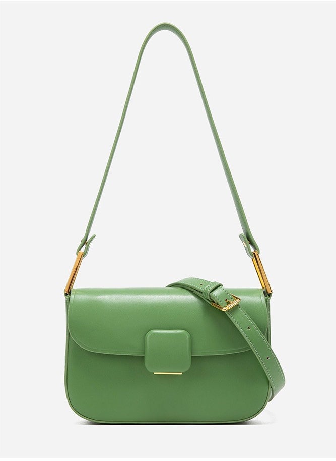 Ladies'Fashionable Candy Color Bag Handbag Single Shoulder Crossbody Bags Green