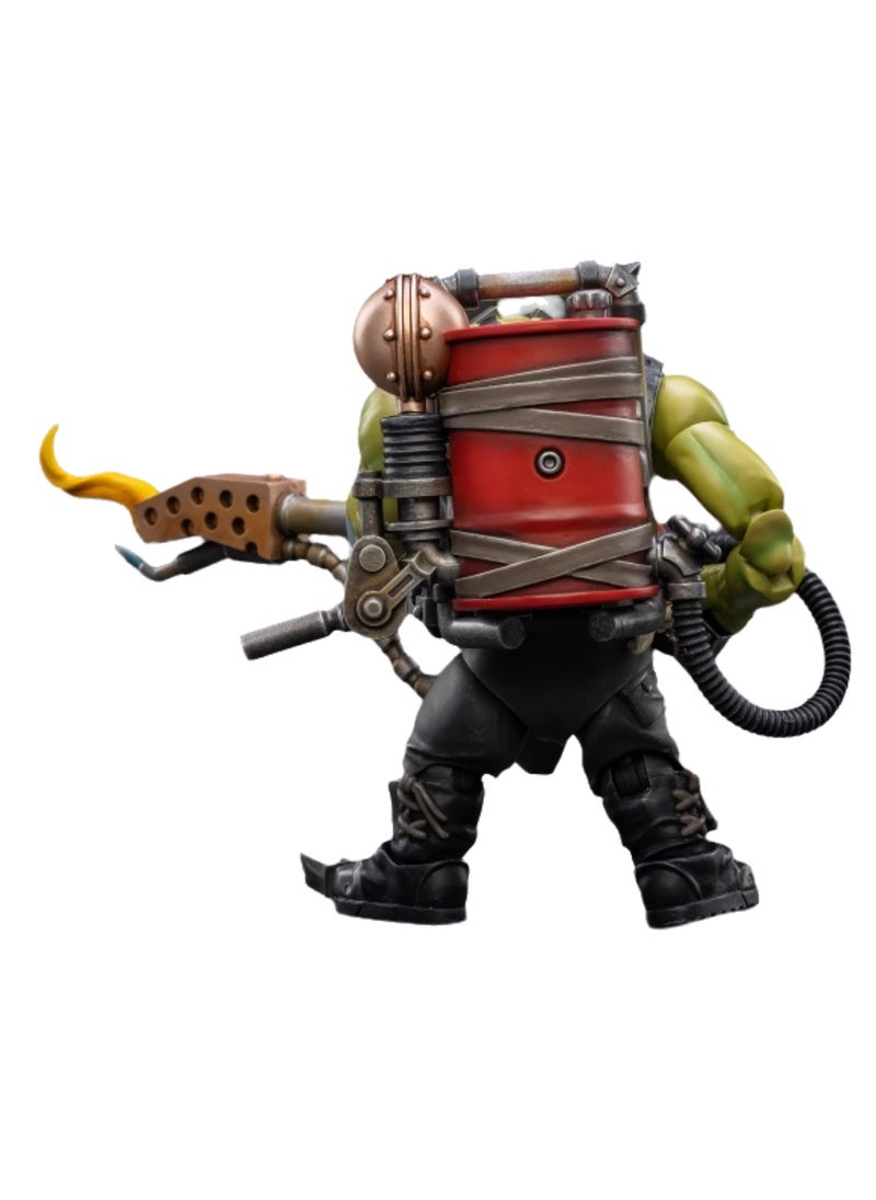 JOYTOY Warhammer 40,000 Action Figure, Ork Barbarian Commando - Spitfire Boy Ragbo, 4.7 Inch 1/18 Warhammer 40K Series Model, Unisex, Adult, New Year Holiday Birthday Gift, Suitable for Children 15 Years Old and Above