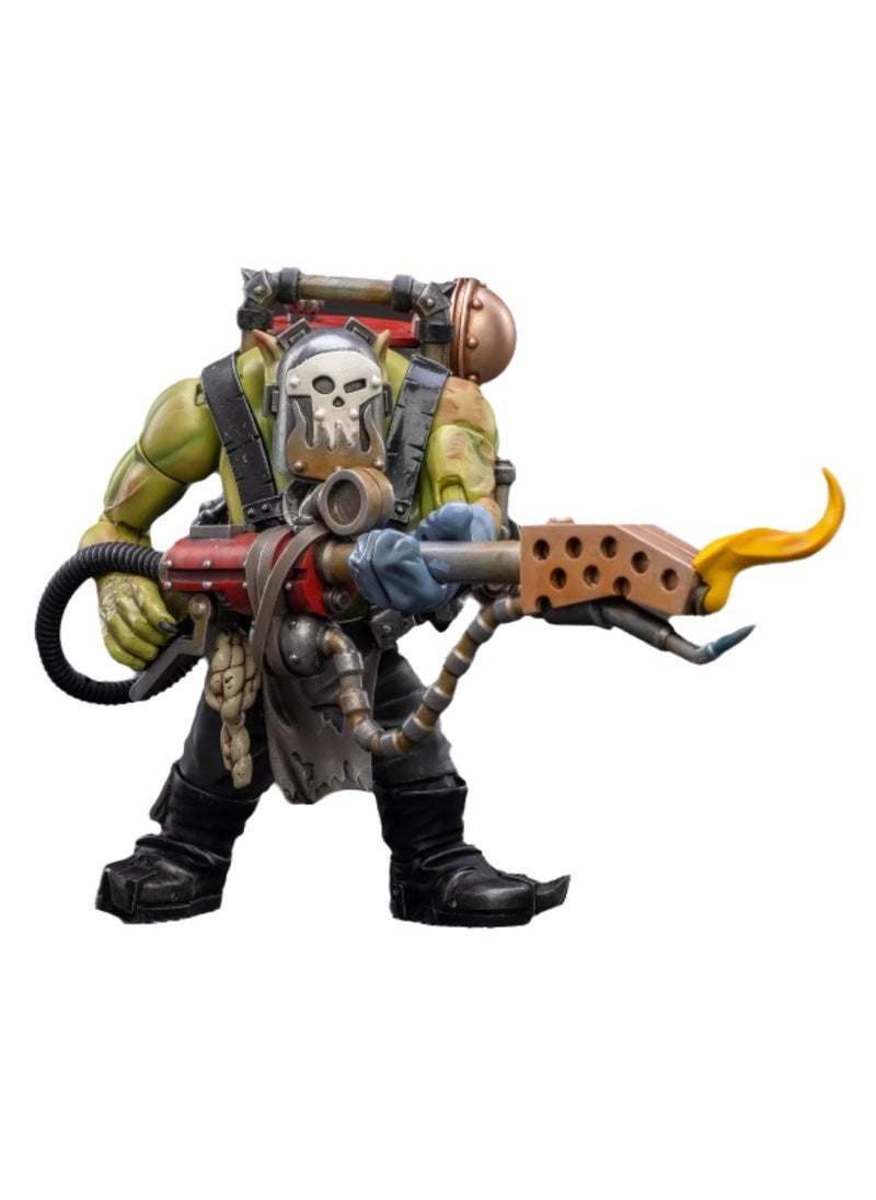 JOYTOY Warhammer 40,000 Action Figure, Ork Barbarian Commando - Spitfire Boy Ragbo, 4.7 Inch 1/18 Warhammer 40K Series Model, Unisex, Adult, New Year Holiday Birthday Gift, Suitable for Children 15 Years Old and Above