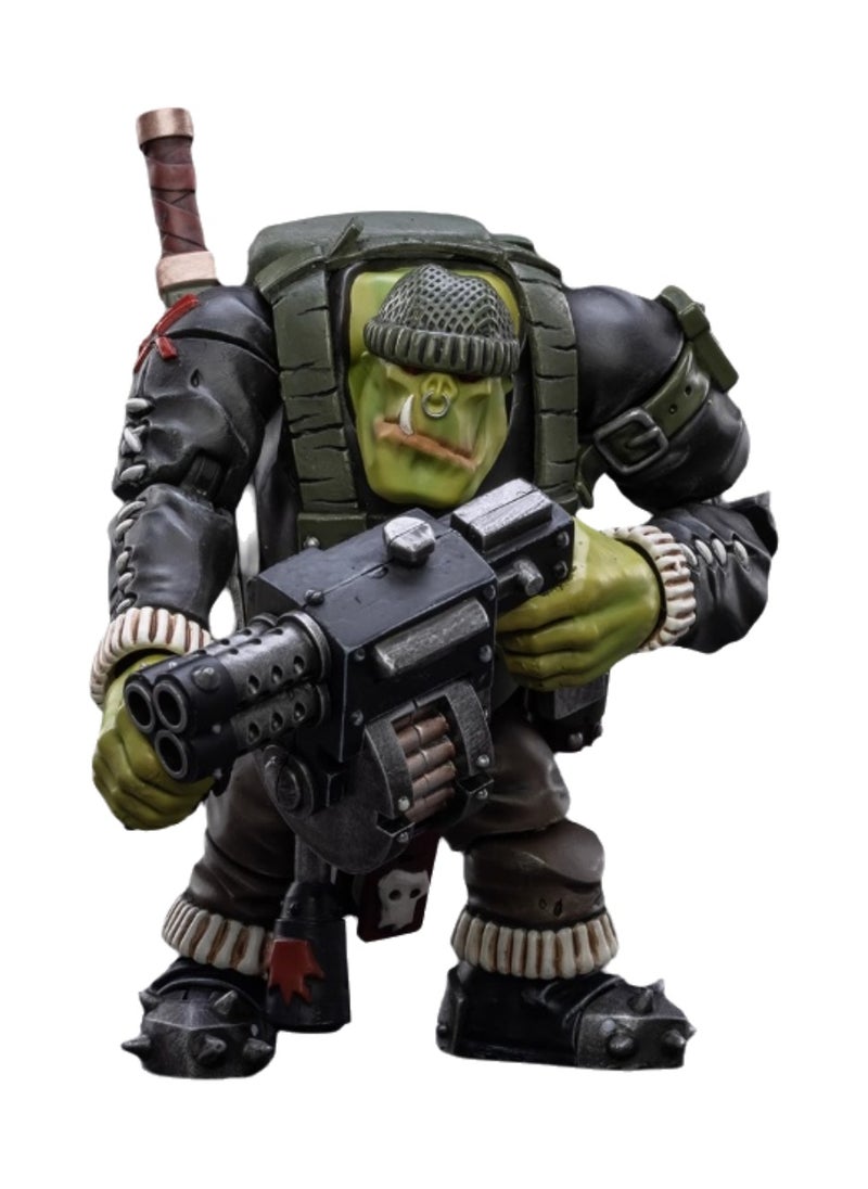 JOYTOY Warhammer 40,000 Action Figure, Ork Barbarian Commando - Rotborg, 4.7 Inch 1/18 Warhammer 40K Series Model, Unisex, Adult, New Year Holiday Birthday Gift, Suitable for Children 15 Years and Over