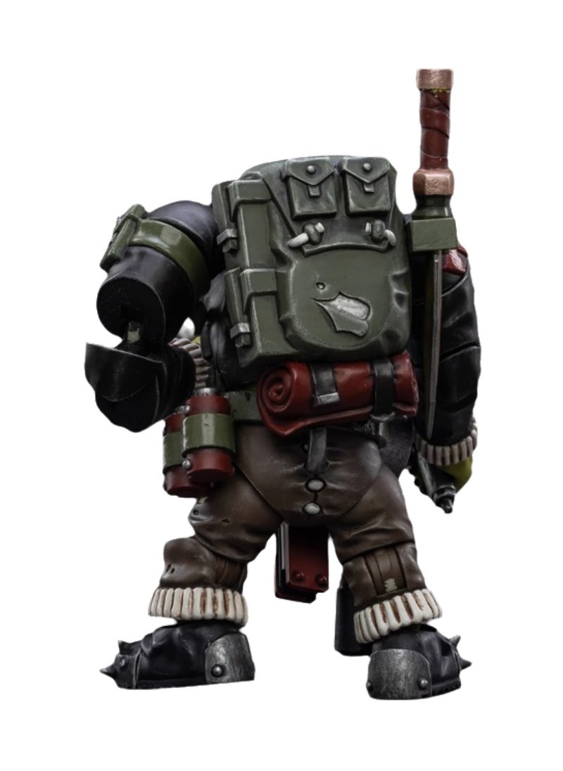 JOYTOY Warhammer 40,000 Action Figure, Ork Barbarian Commando - Rotborg, 4.7 Inch 1/18 Warhammer 40K Series Model, Unisex, Adult, New Year Holiday Birthday Gift, Suitable for Children 15 Years and Over