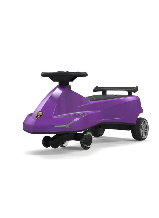 Lamborghini Swing Car Ride-on (Purple)