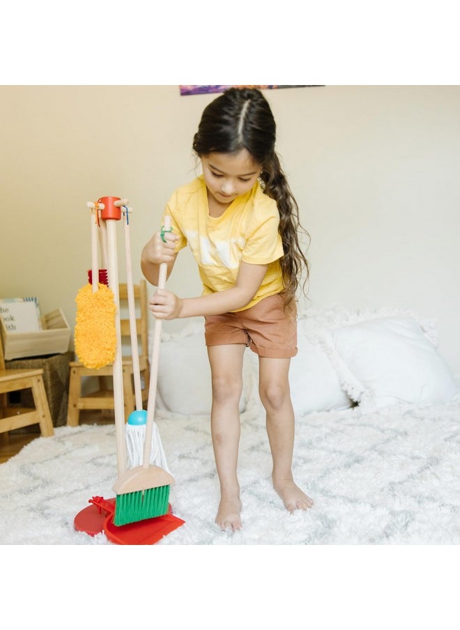 Melissa & Doug Let's Play House Dust! Sweep! Mop! 6 Piece Pretend Play Set