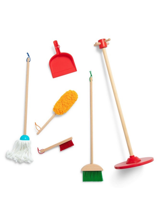 Melissa & Doug Let's Play House Dust! Sweep! Mop! 6 Piece Pretend Play Set